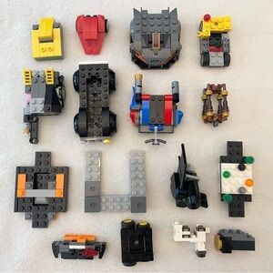 LEGO Loose Incomplete Builds Pieces Bricks Random Parts Wheels Bits Car